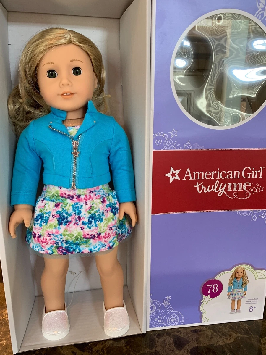 American Girl Truly Me Doll 78 Magazine Lt Skin Blond Hair