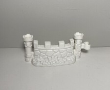 Fisher Price Little People CASTLE WHITE FENCE for ROYAL KINGDOM Stone Wall