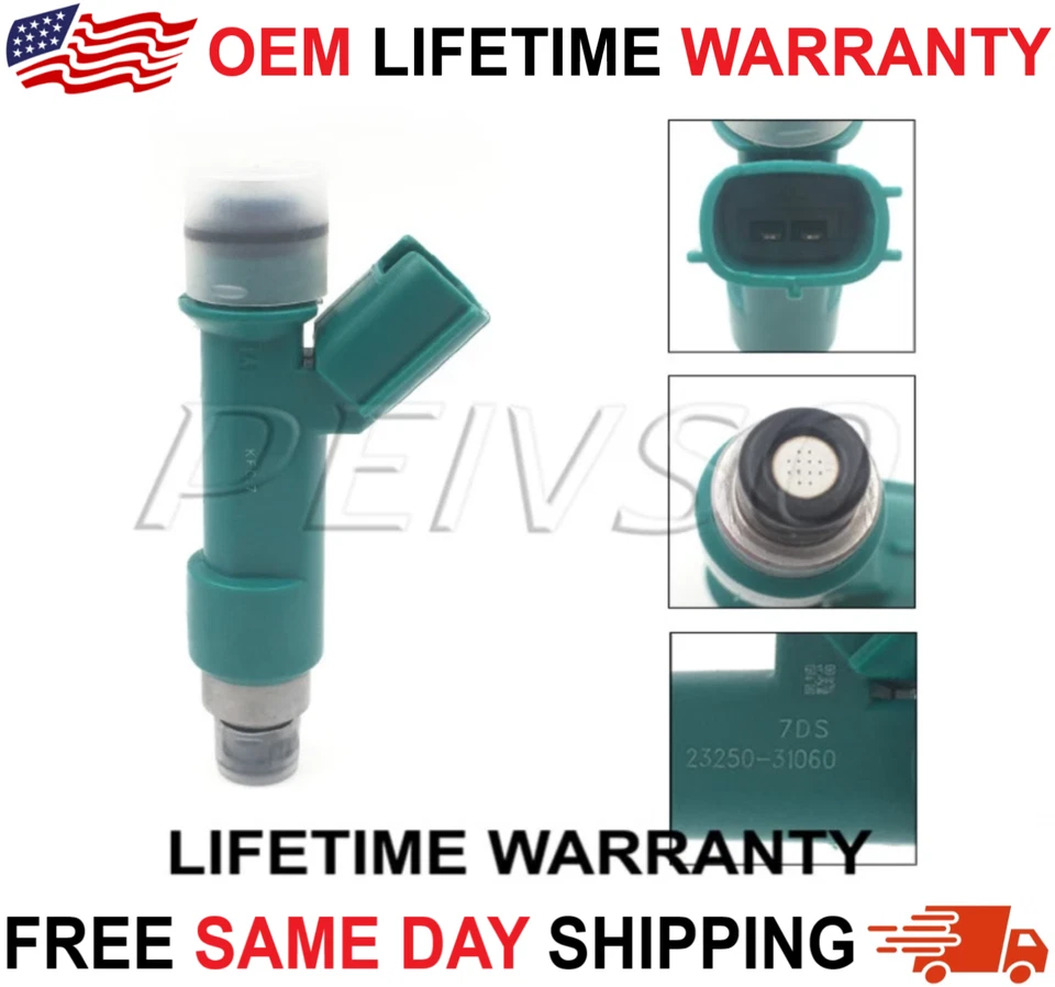 Nuevos inyectores de combustible DENSO x6 para Toyota Tacoma 4Runner FJ Cruiser Tundra 2003-15 Foto 4 de 4