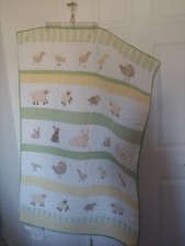Quilted Blanket Pottery Barn Kids Animal Print 50 by 36 inches