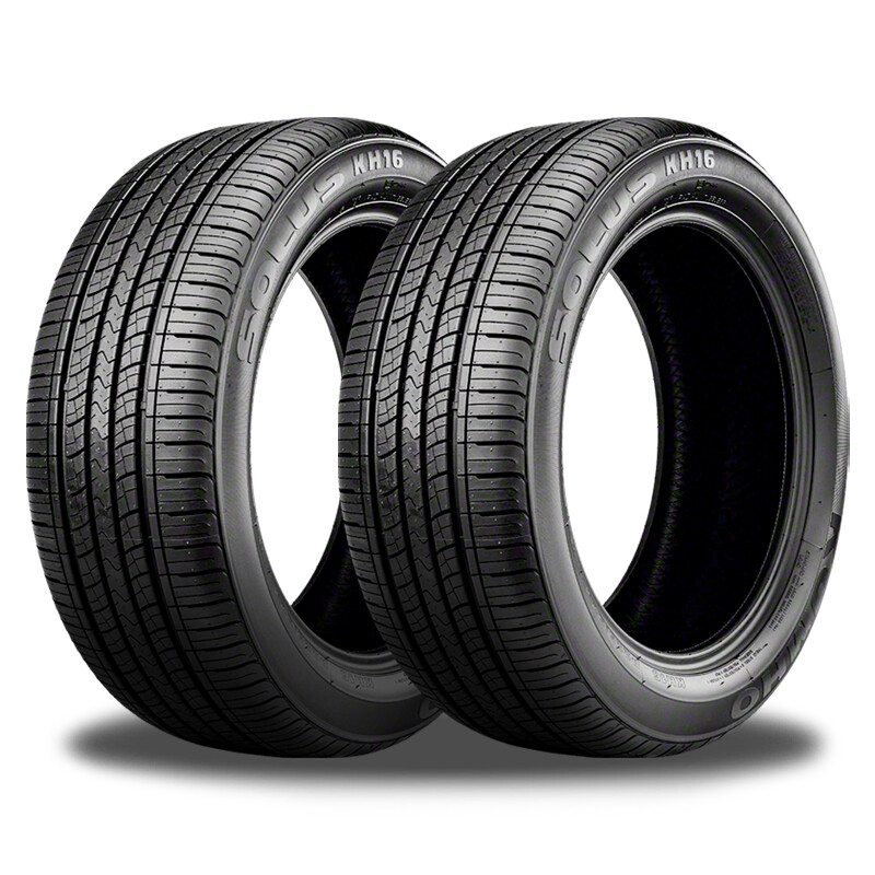2 New Kumho Solus KH16 P195/65R15 89T All Season Grand Touring 60000