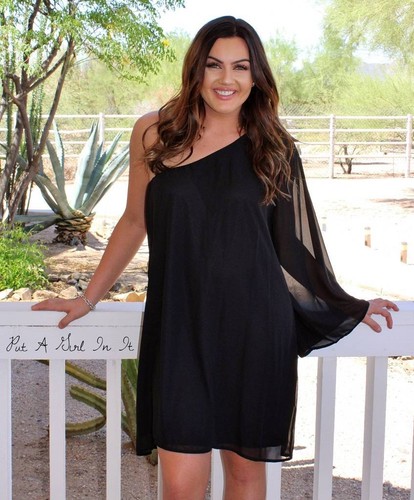New Womens PLUS SIZE SEXY LITTLE BLACK 