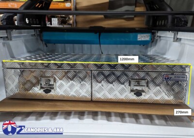 Aluminium Toolbox Tool Box 2 DRAW SYSTEM 1200x600x270mm | eBay Australia