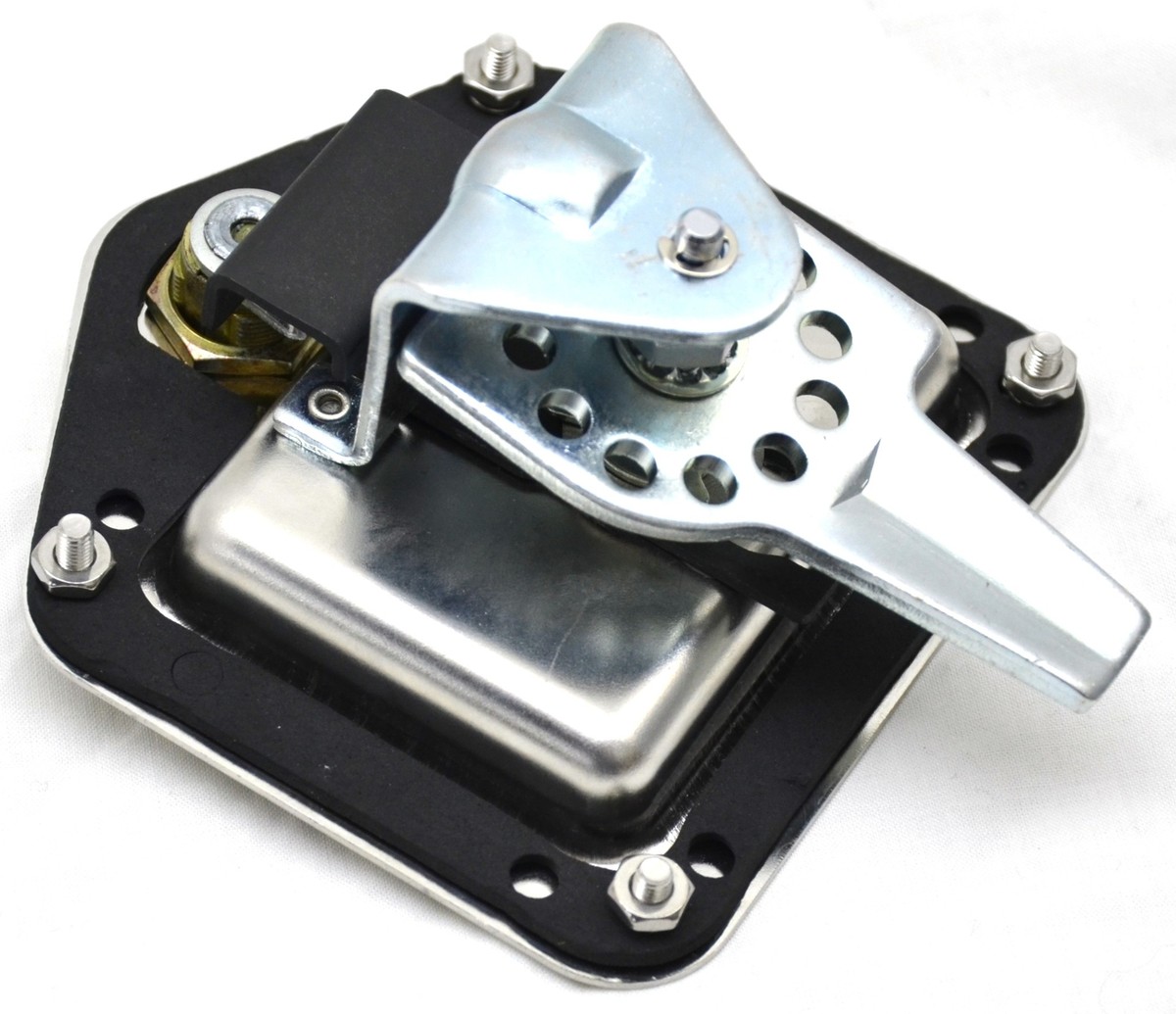 Tool Box T-Lock Assembly 2 Keys 4 Studs Stainless Steel 4 3/4