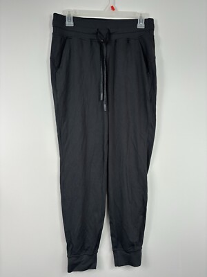 Lululemon On The Fly Active Jogger Pants 4 Black Drawstring