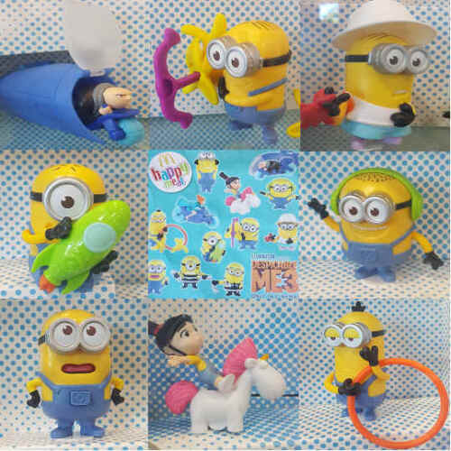 McDonalds Happy Meal Toy 2017 DESPICABLE ME 3 Minions - VARIOUS  - Picture 1 of 88