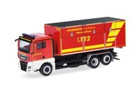 Herpa Man TG-X Xl E6C Wechsellader-Lkw Feuerwehr Wuppertal 098199