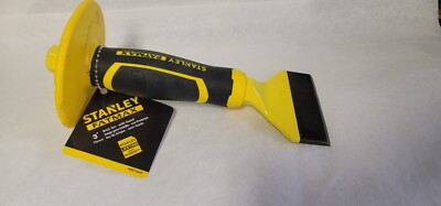 Stanley 3'' x 7.5'' Fatmax Mason's Brick Set Bolster W/ Hand Guard  NEW