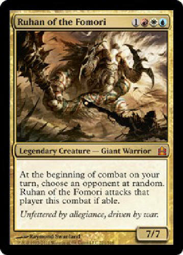 RUHAN OF THE FOMORI Commander MTG Magic the Gathering Cards