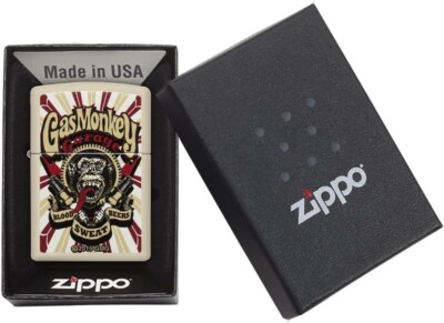 Zippo Gas Monkey Garage Blood Sweat Beers 29057 | eBay
