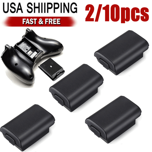 2/10pcs AA Battery Back Cover Case Shell Pack For Xbox 360 Wireless Controller - Picture 1 of 8