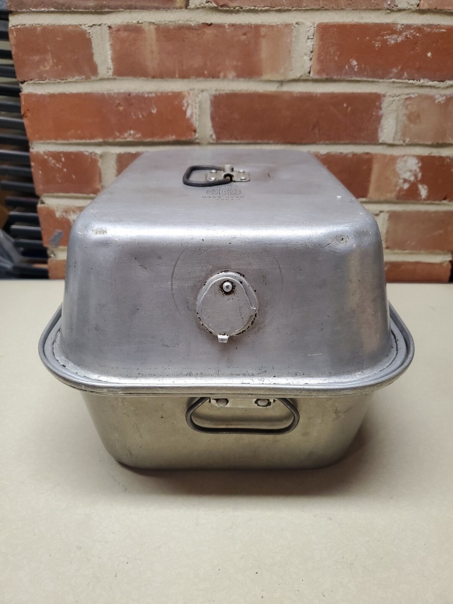 Vintage WEAR-EVER USA No.324 Heavy Duty Aluminum Roaster Pan