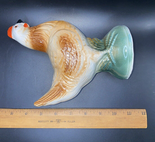 Vintage Luster Ware Rooster & Chicken Set - Brazil 62A-1164S - Picture 11 of 15