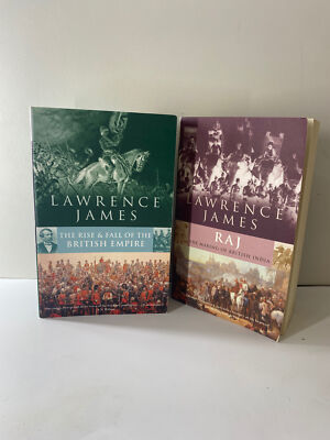 Set of 2 Lawrence James Paperback History Books 