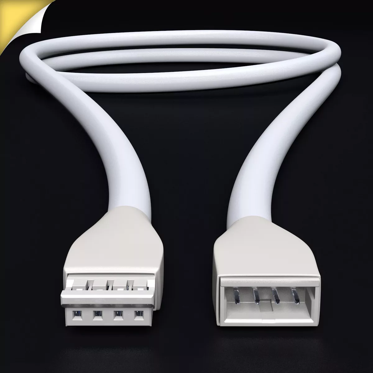 CONTROL BOX Cable for Philips Hue GRADIENT Lightstrip upto 3.5