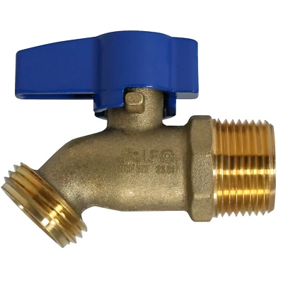 1 Pack XFITTING 3/4" Male Threaded Hose Bibb No Kink , Water Or Oil 125 PSI