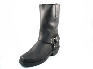 mens square toe motorcycle boots