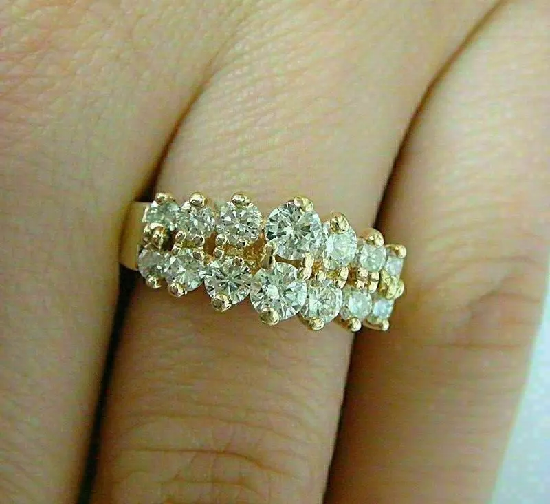 2 carat sale diamond wedding band