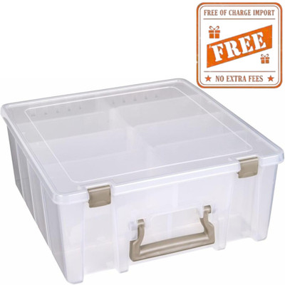 ArtBin 6990SO Super Satchel Double Deep Compartment Box Art Craft Storage NEW