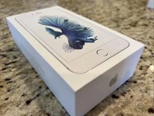 iPhone 6s + Plus 16GB Silver Original Apple Retail Box Only Without Accessories