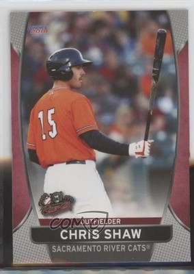 2018 Choice Sacramento River Cats Chris Shaw #21 0b0