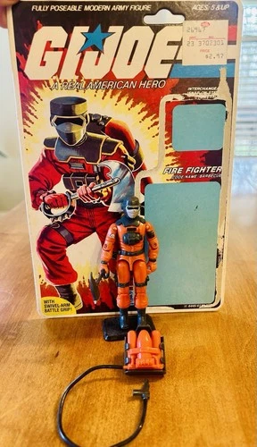 New ListingGI JOE 1985 Barbecue With Uncut File Card ARAH COMPLETE