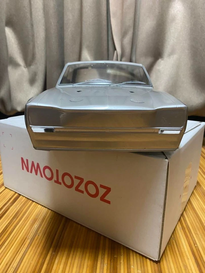 Silver RC Car Body Only 1:10 All Painted ABC Hobby - Image 4 of 4