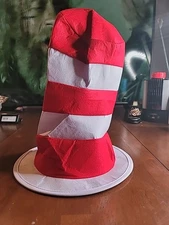 ADULT CAT IN THE HAT COSTUME TOP HAT ONLY BD1