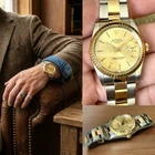 👑 Rolex Date 15053 Two-Tone Fluted Bezel Cal.3035 Vintage Classic  Collectors👑