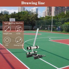 Court Line Tape Machine Basketball Line Striping Machine Playing Field Striping