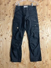 FjallRaven Vidda Pro Trousers Pants Mens US 29L - EU 44 Hiking Gorp G-1000 Black