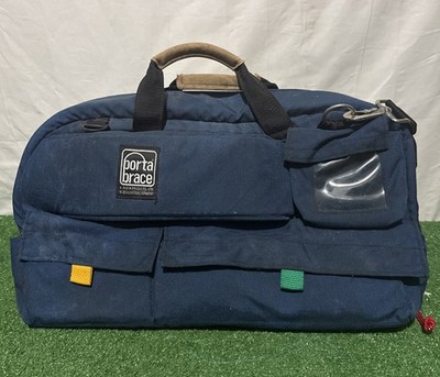 Porta Brace Traveler Camera Bag Blue Cordura Padded 