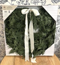 “My Texas House” Cedar Wreath NEW 2025 22”Christmas Natural Feel