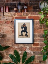 Jossot Original 1907 Lithograph — Police Authority Anti-Establishment Satire