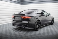 Mittlerer Diffusor Heck Ansatz DTM Look FüR Jaguar XE X760 Facelift Heck Schwarz