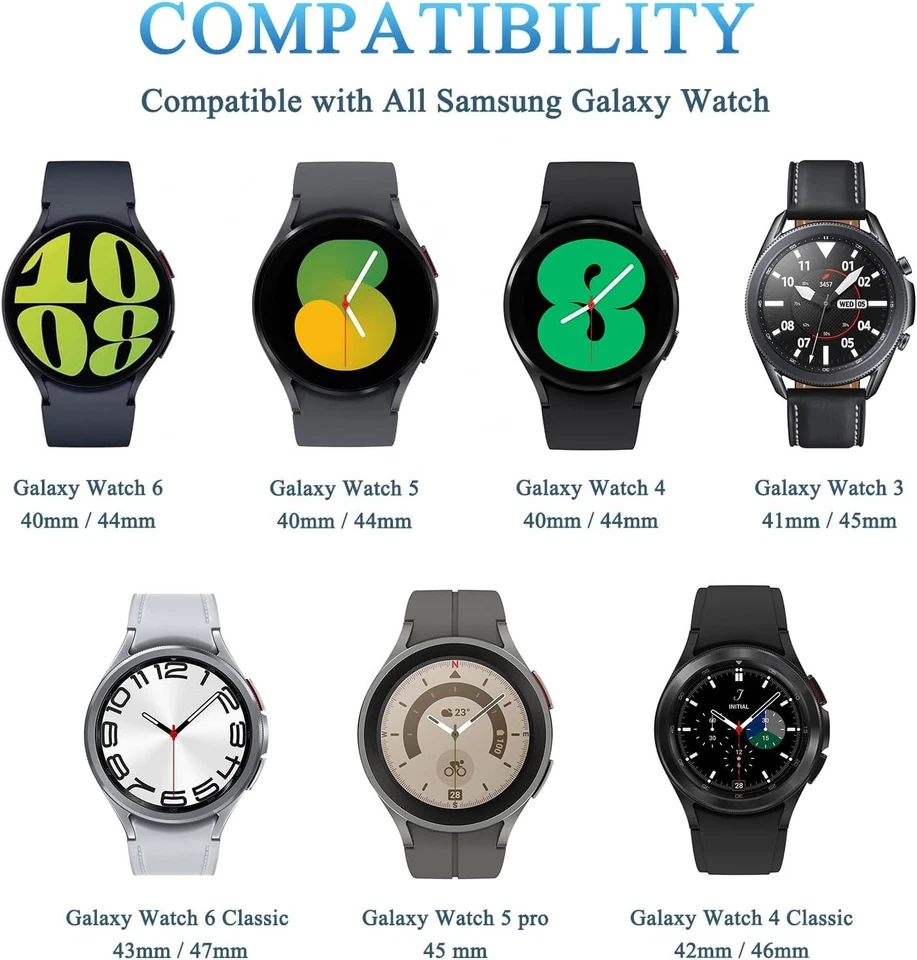 USB-C Caricatore per Samsung Galaxy Watch 7/FE/6/5/4/3/Ultra, Veloce Portatile C - Immagine 2 di 4