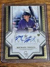 2023 Topps Five Star Autographs Michael Toglia #FSA-MTO Rookie Auto Rockies RC