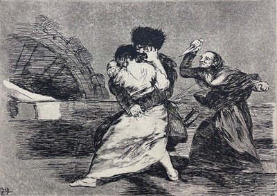 Francisco Goya 1746-1828 Die Desaster Des Krieges Photogravur Ca. 1930 Spanien