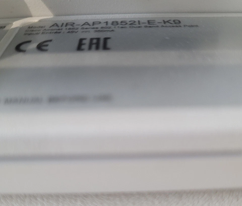 Cisco AIR-AP1852I-E-K9 802.11ac W2 AP w/CA mit Wallmount Wandhalterung - Bild 3 von 4