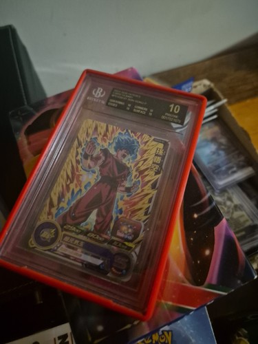 ~POP 1~ 2023 SDB Heroes Dragon Ball Z Card Gummy Son Goku BGS 10 BLACK LABEL