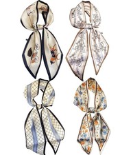 24 PCS Fashion Scarves Women Multifunctional Neck Purse Scarf Headbands Bag Hair