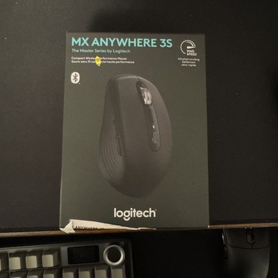 Logitech MX Anywhere 3S - Compact Wireless Performance Mouse - Black - New