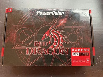 Unopened Powercolor RED DRAGON RX 570 4GB GDDR5