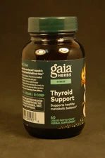 Gaia Herbs Thyroid Support 60 Liquid Phyto-Caps