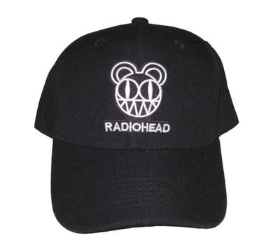 RADIOHEAD Music Band Logo Patch Adjustable Baseball Cap Black Hat