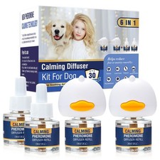 LKBHGF Dog Calming Pheromones Diffuser 6 in 1 Kit Appeasing Pheromone Diffuse...