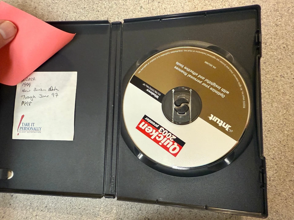 Intuit Quicken 2003 Premier For Windows TO XP. - Image 3 of 3