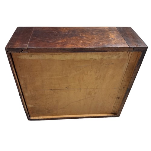VTG Industrial Library Librarian Card Catalog 2 Drawer Oak File Cabinet Old - Picture 6 of 8