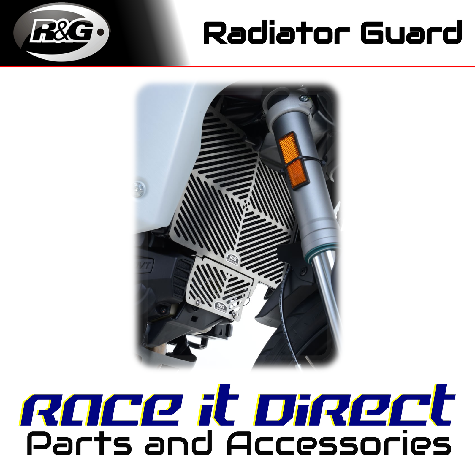 Stainless Radiator Guards for Ducati Multistrada V2S 2022-2024 R&G