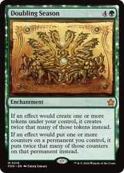 Doubling Season 216/830 Foundations Mythic Rare Enchantment
